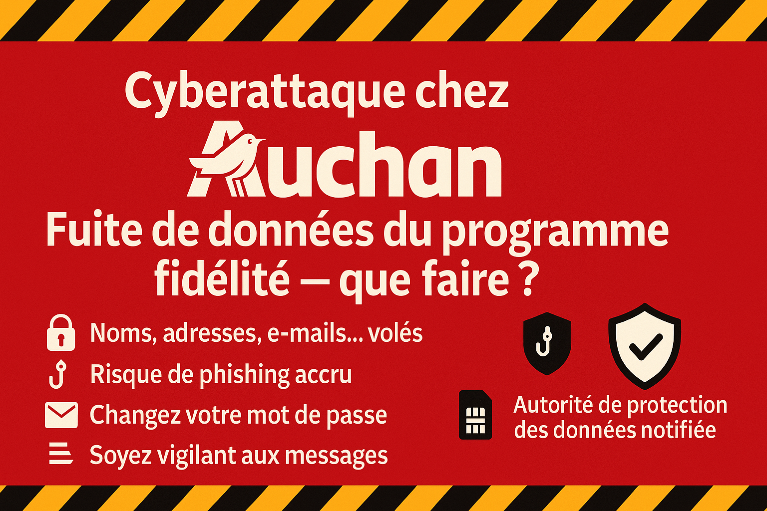 Cyberattaque chez Auchan